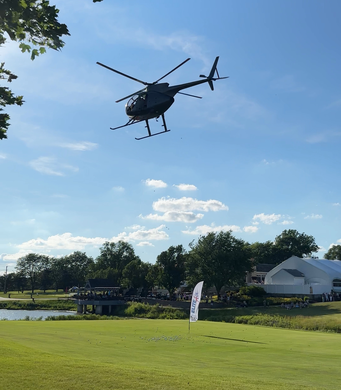 helicopter golf ball drop